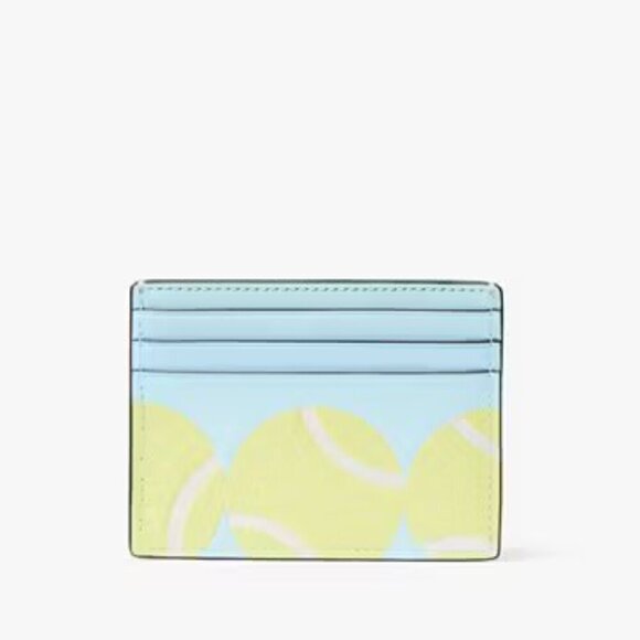 ♠️♠️ Kate Spade Grand Slam Tennis Small Slim Card Holder NWT - Picture 2 of 5